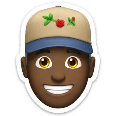 EMOJI FELIZ  JOIA CAP sticker
