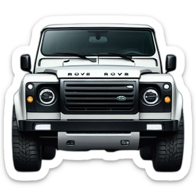 range rover defender sticker