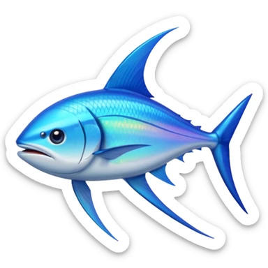 marlin fish sticker