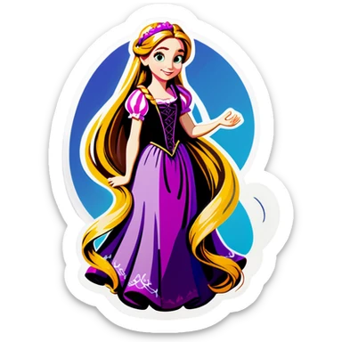 Rapunzel  sticker