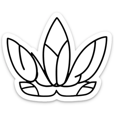 Adidas logo with three stripes sticker