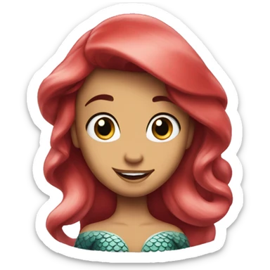 The little mermaid sticker