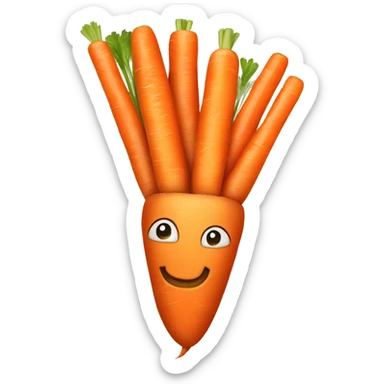 I like carrots sticker