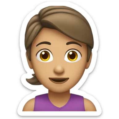 Mujer haciendo fotos sticker