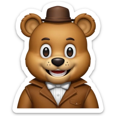 Freddy Faze bear  sticker
