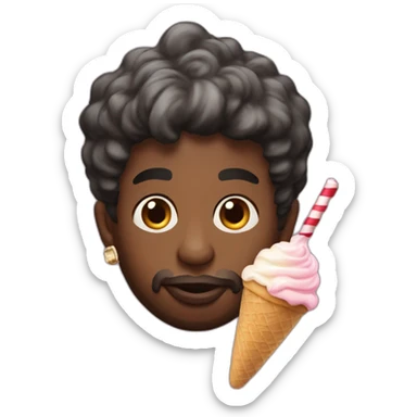 21 savage with a ice cream  sticker