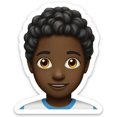black kid in kindergarten sticker