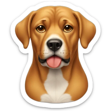 A dog with a cigar in his mouth sticker