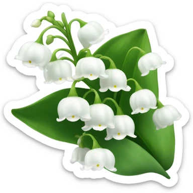 Lily of the valley  sticker