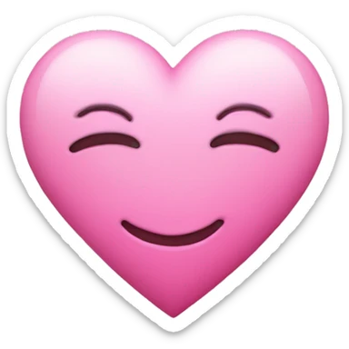Heart pink pas te  sticker