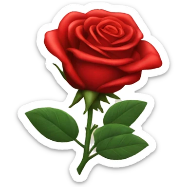 red roses sticker