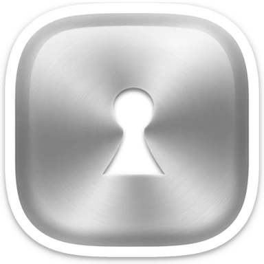 ipad lock screen icon sideral metallic with thin stripes sticker