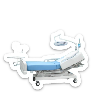 Hospital bed sticker