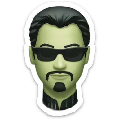 The neo the matrix sticker