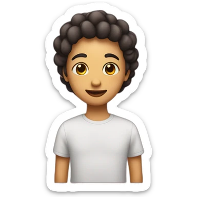 In love emoji with cien hearts sticker