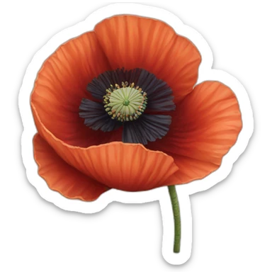Poppy sorprendida sticker