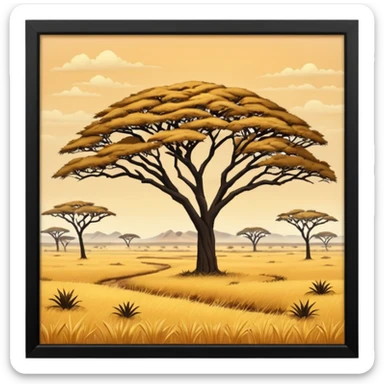Sabana africana  sticker