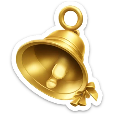 gold bell with XIII sticker