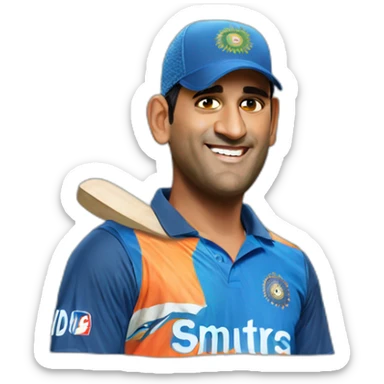 Ms dhoni sticker