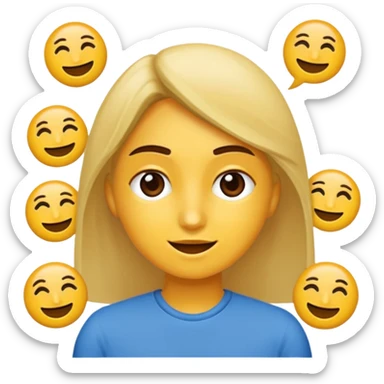 Merhaba emoji olarak mavi tik istiyorum sticker
