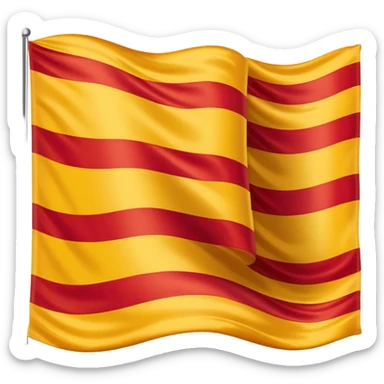 catalan flag sticker