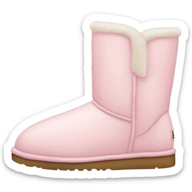 light pink uggs sticker