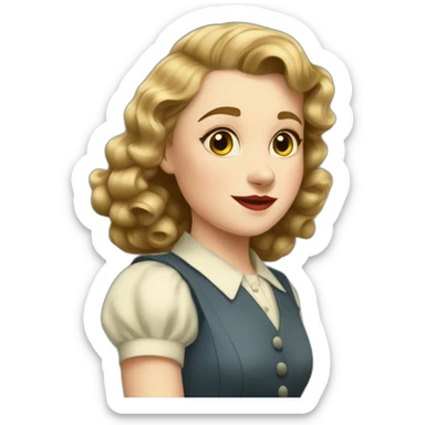 saoirse 1940s sticker