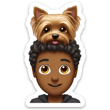 Me with yorkie sticker