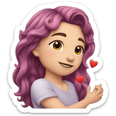 Cœur fou amoureux sticker