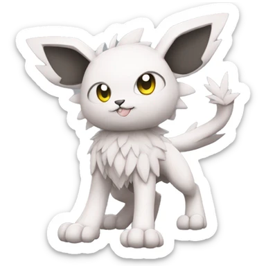 cute cool edgy beautiful pretty Digimon-Fakemon-animal full body sticker