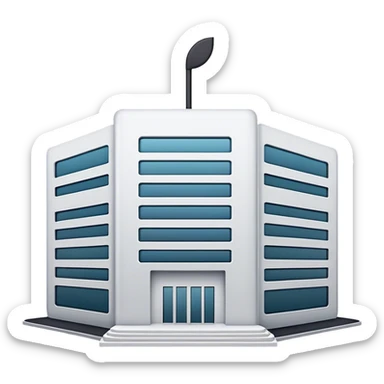 apple company building sticker