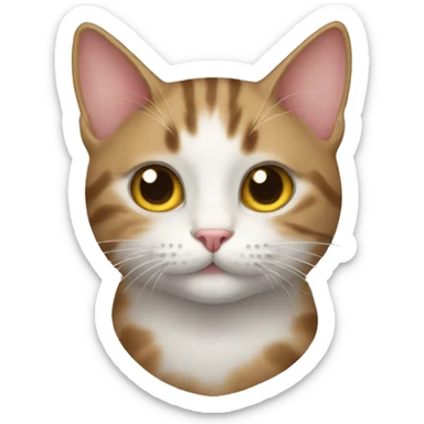 Cat cat sticker
