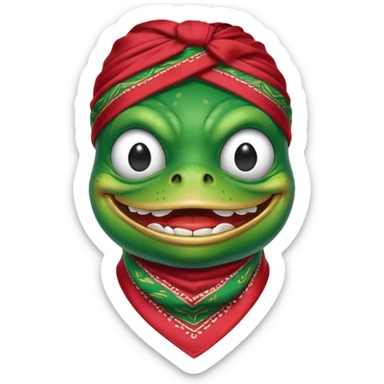 mach mir pepe emotes für twitch im chicano style sticker