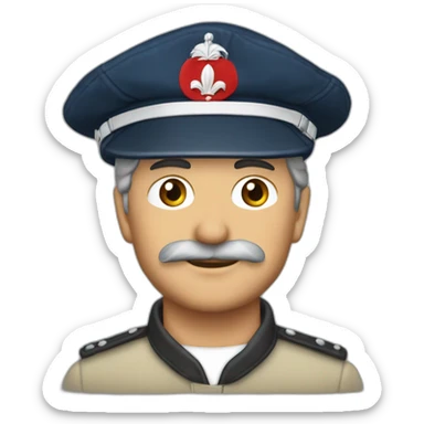 Jean Lassalle avec un béret basque sticker