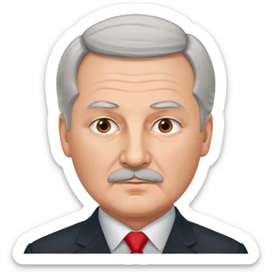 generate unbelievable realistic lukashenko alexander grigorievich sticker