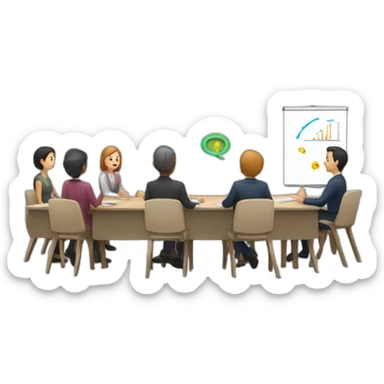 interactive meeting sticker