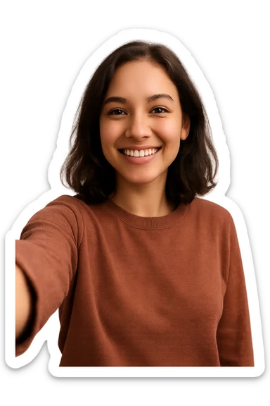 Selfie sticker