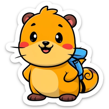 Disney animal sidekick character sticker