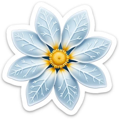 winter floer sticker