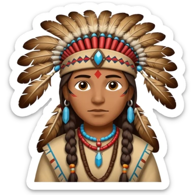 Native American sticker