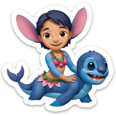 Lilo and stitch sticker