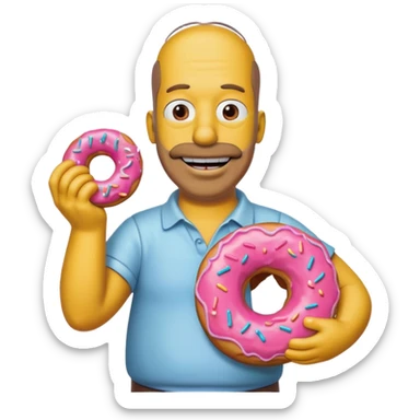 Homer simson sticker