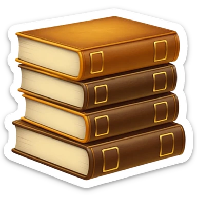 books, golden glow sticker