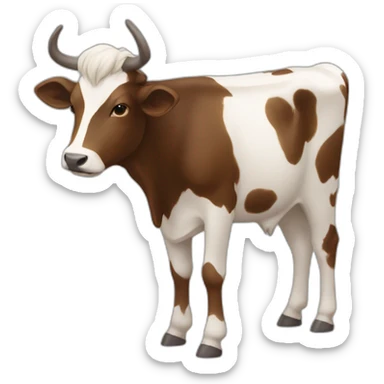 vaca bruna dels pirineus sticker