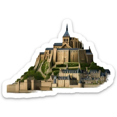 mont saint michel sticker