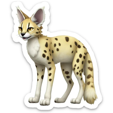 Sergal-Serval-Vernid full body sticker