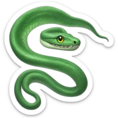 Femelle serpent blanc  sticker