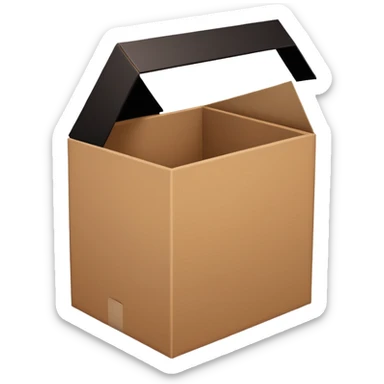 now the exact same box is just empty sticker