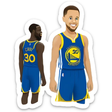 Stephen curry and draymond green sticker