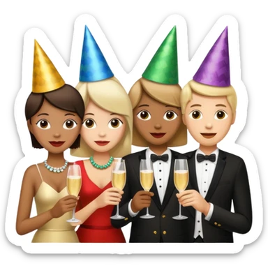 charity night people sticker